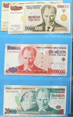 Lot 584 - World Banknotes, a collection in 7 x volumes,...