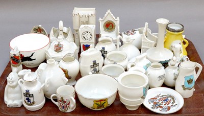 Lot 246 - A Collection of mainly Goss Crested China,...