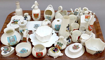 Lot 246 - A Collection of mainly Goss Crested China,...