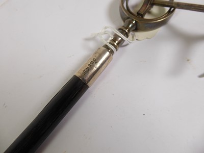 Lot 2035 - A George V Silver and Silver Plate-Mounted Toasting-Fork