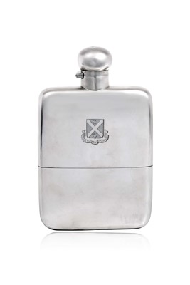 Lot 2151 - A George V Silver Spirit-Flask