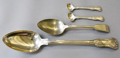 Lot 120 - A George IV Silver Basting-Spoon and a Pair of...