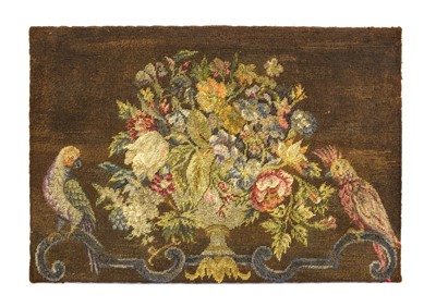 Lot 389 - A Needlework Panel, possibly 17th century,...