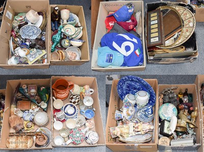 Lot 350 - Sixteen Boxes of Various Decorative Household...