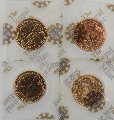 Lot 373 - 4 x Elizabeth II, 'Paul Day' Sovereigns 2012,...