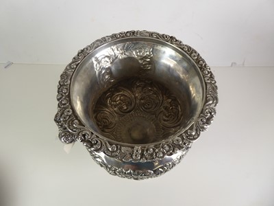 Lot 2064 - A George IV Irish Silver Wine-Cooler and Silver Plate Liner