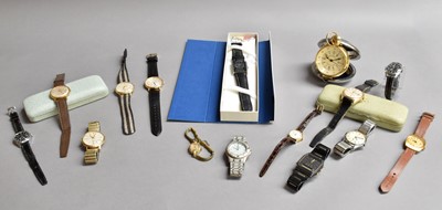 Lot 359 - A Selection of Gentleman's Wristwatches,...