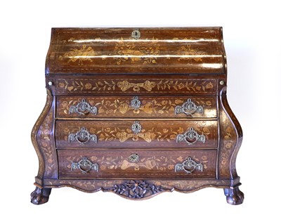 Lot 765 - A Mid 19th Century Dutch Walnut and Marquetry...