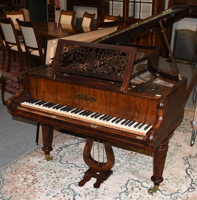 Lot 1352 - Collard & Collard: An Early Victorian Rosewood...