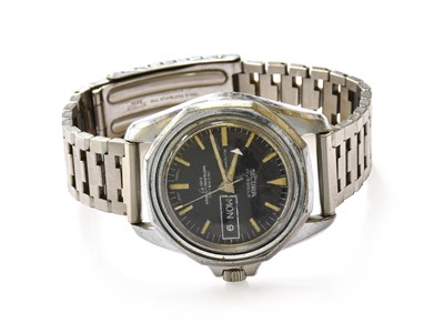 Lot 118 - A Sicura Automatic Day/Date Wristwatch, 1970's,...