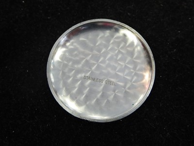 Lot 2229 - Pontiac: A Stainless Steel Triple Calendar...