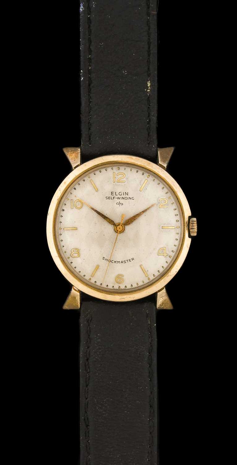 Lot 2238 - Elgin: A 10 Carat Gold Filled Automatic Centre...