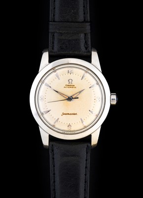 Lot 2393 - Omega: A Stainless Steel Automatic Centre...