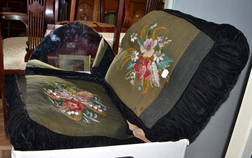 Lot 801 - Cushions, white linen and crockery in two boxes