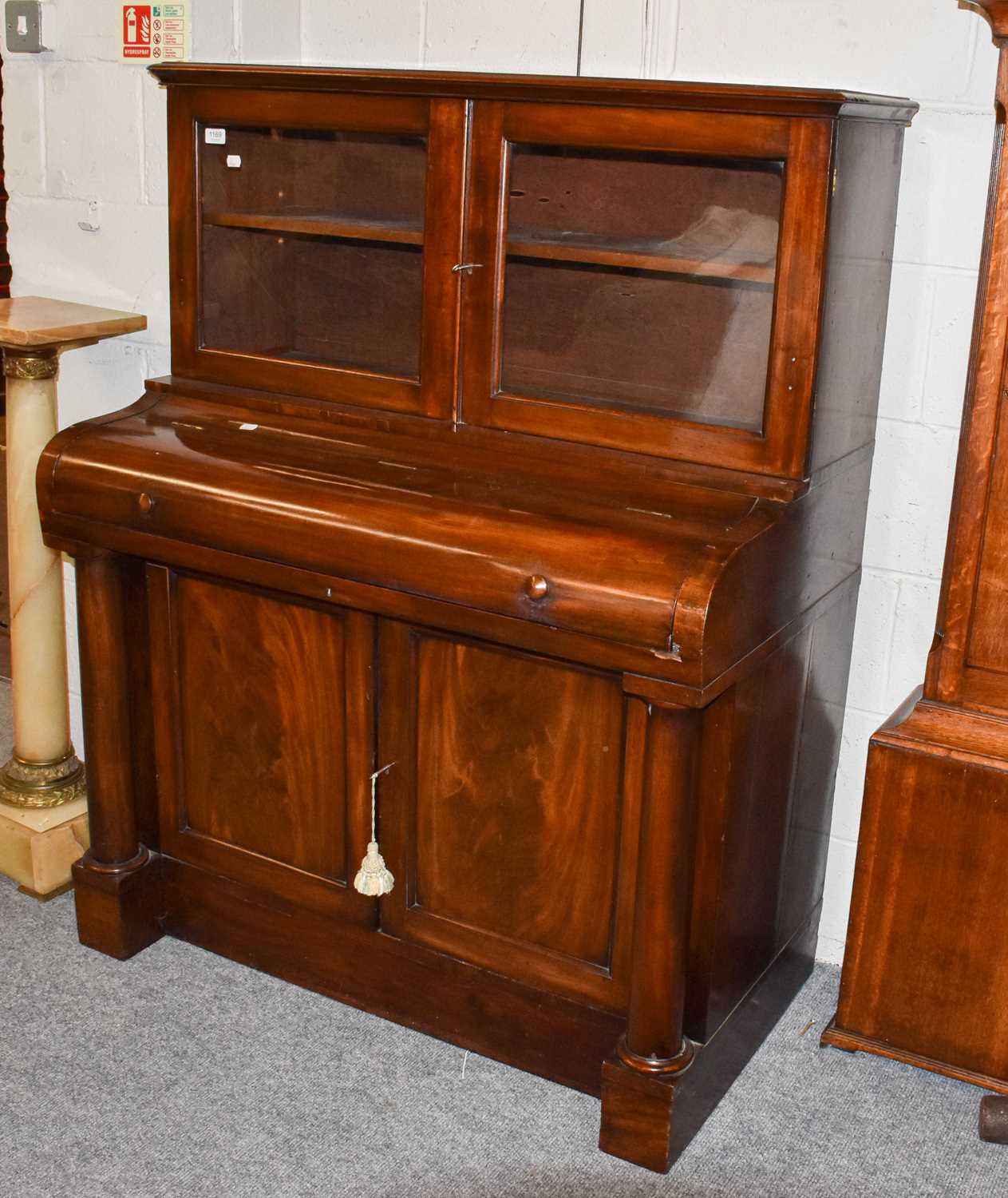Lot 1169 A Mahogany Desk Converted From a 19th