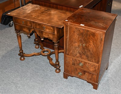 Lot 1153 - A Reproduction Mahogany Lowboy; together with...