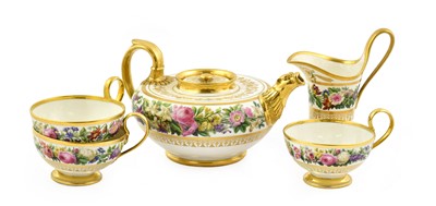 Lot 120 - A Sèvres Porcelain Etrusque Tea Service, 1827,...