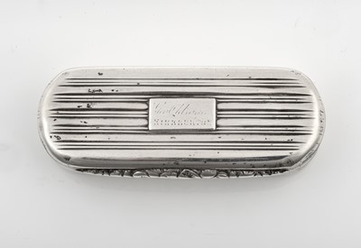 Lot 2074 - A George IV Silver Snuff-Box
