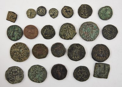 Lot 5 - 63 x Indo-Greek, Baktrian, Scythian, Kushan...