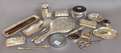 Lot 29 - A Collection of Assorted Silver Dressing-Table...