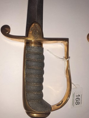 Lot 168 - A British 1805 Pattern Naval Officer's Sword,...