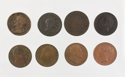 Lot 436 - ♦96 x Farthings, comprising: Charles II 1675;...