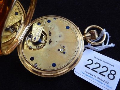 Lot 2228 - Thos Russell & Son: An 18 Carat Gold Full...