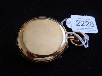 Lot 2228 - Thos Russell & Son: An 18 Carat Gold Full...