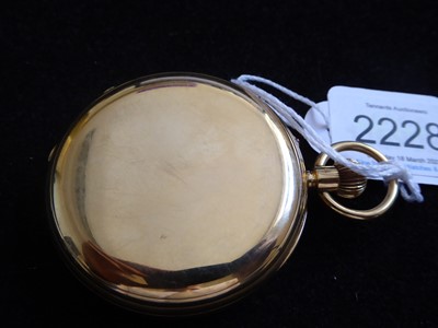 Lot 2228 - Thos Russell & Son: An 18 Carat Gold Full...