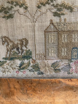 Lot 2142 - Alphabet Sampler Worked by Mary Ann Pettingle,...