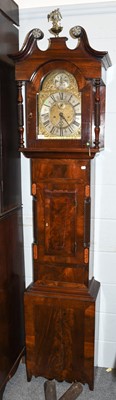 Lot 1237 - A Mahogany 8 Day Longcase Clock, dial chapter...