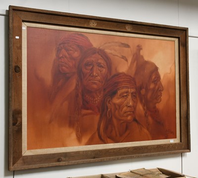 Lot 1059 - Lisandro Lopez Baylon (b.1951) Native American...