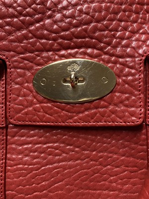 Lot 5065 - Mulberry Red Leather Bayswater Bag, in an open...
