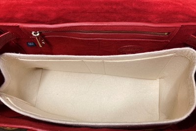 Lot 5065 - Mulberry Red Leather Bayswater Bag, in an open...