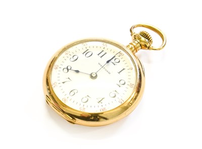 Lot 257 - A Lady's 14 Carat Gold Fob Watch, signed...