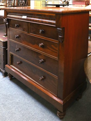 Lot 1254 - A Victorian Mahogany Scotch Chest, 119cm by...