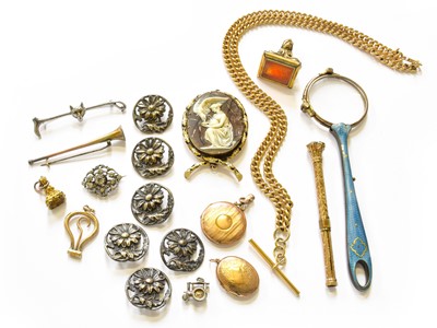Lot 27 - A Quantity of Jewellery, including six silver...