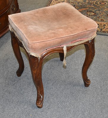 Lot 1274 - A George III Mahogany Commode (converted);...