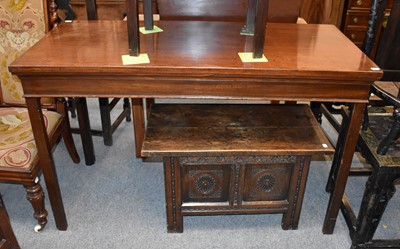 Lot 1277 - A George III Mahogany Side Table, 132cm by...