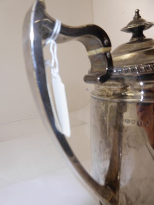 Lot 86 - A George III Silver-Teapot and Coffee-Biggin,...