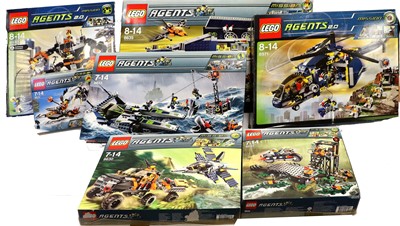 Lot 310 - Lego Agents Sets