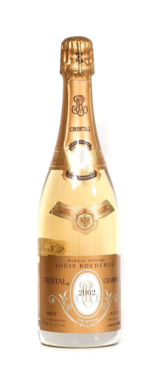 Lot 5016 - Louis Roederer 2002 Cristal Champagne (one...