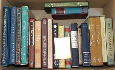 Lot 1108 - Twenty Folio Society Volumes