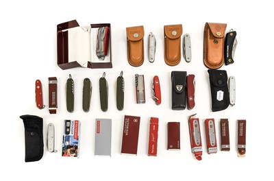 Lot 144 - A Collection of Twenty Four Various Victorinox...