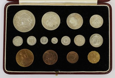 Lot 455 - George VI, 'Coronation' Proof Set 1937, 15...