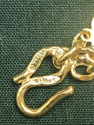 Lot 33 - A Fancy Link Bracelet, clasp stamped '999',...