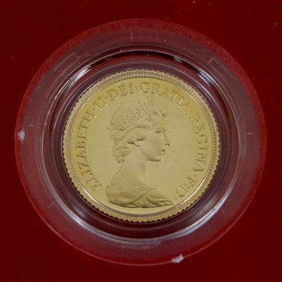 Lot 349 - Elizabeth II, Proof Half Sovereign 1980, obv....