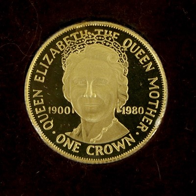 Lot 389 - Isle of Man, Gold Crown 1980 (.916 [22ct] gold,...