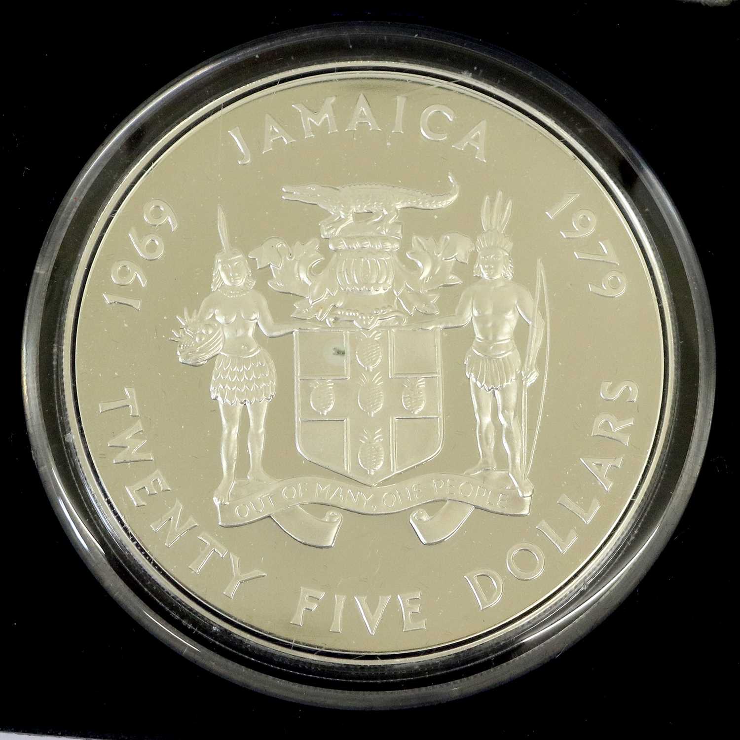 Lot 218 - Jamaica, Silver Proof $25 1979 (.925 silver,...