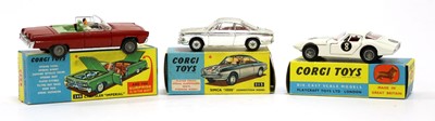 Lot 291 - Corgi Three Cars